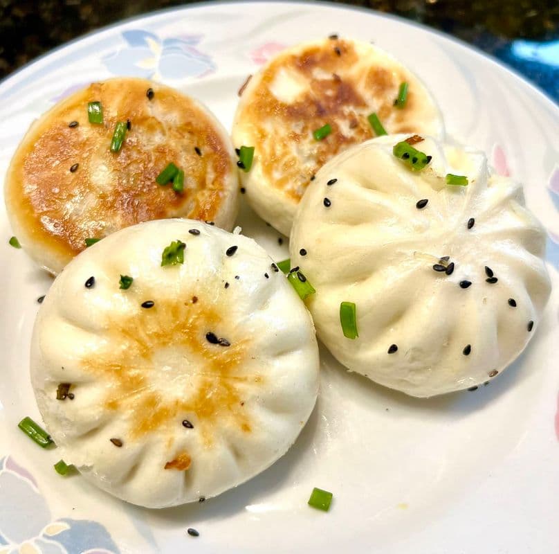 C30 Vegetarian Pan Fried Buns(4) / 素菜煎包 -C30