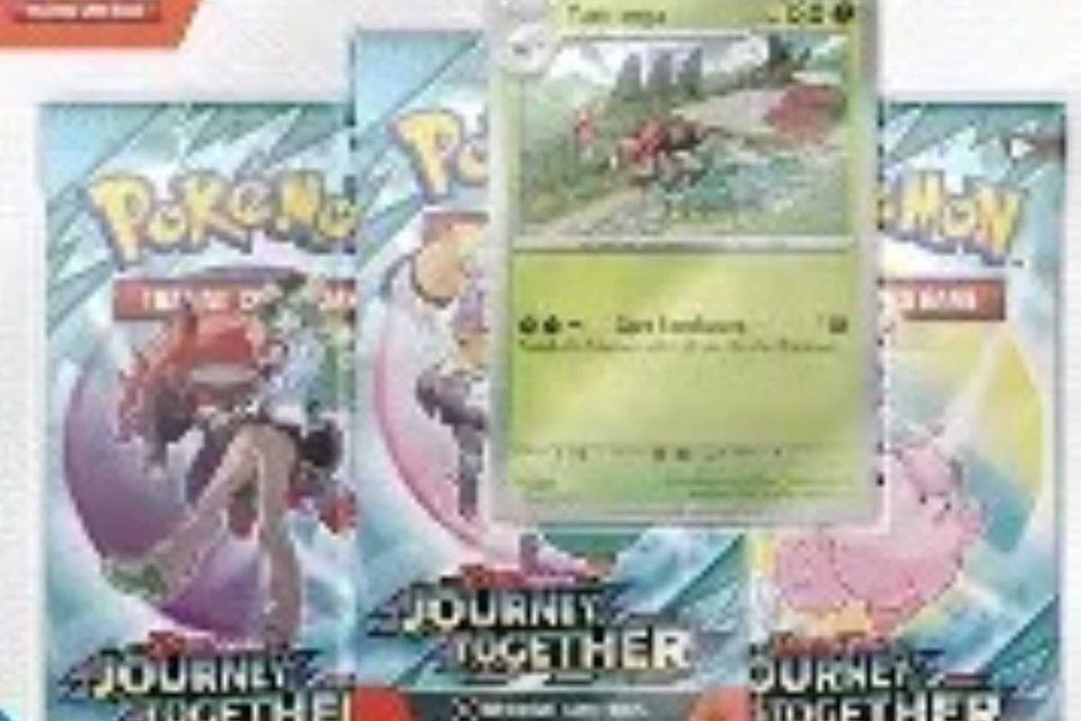 Pokemon 3 pack booster blister Journey together Anglais