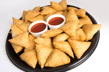 Medium Vegetable Samosa Platter with Chutney (36 pcs)