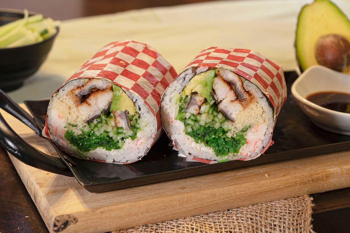 Unagi (BBQ EEL) Sushi Burrito