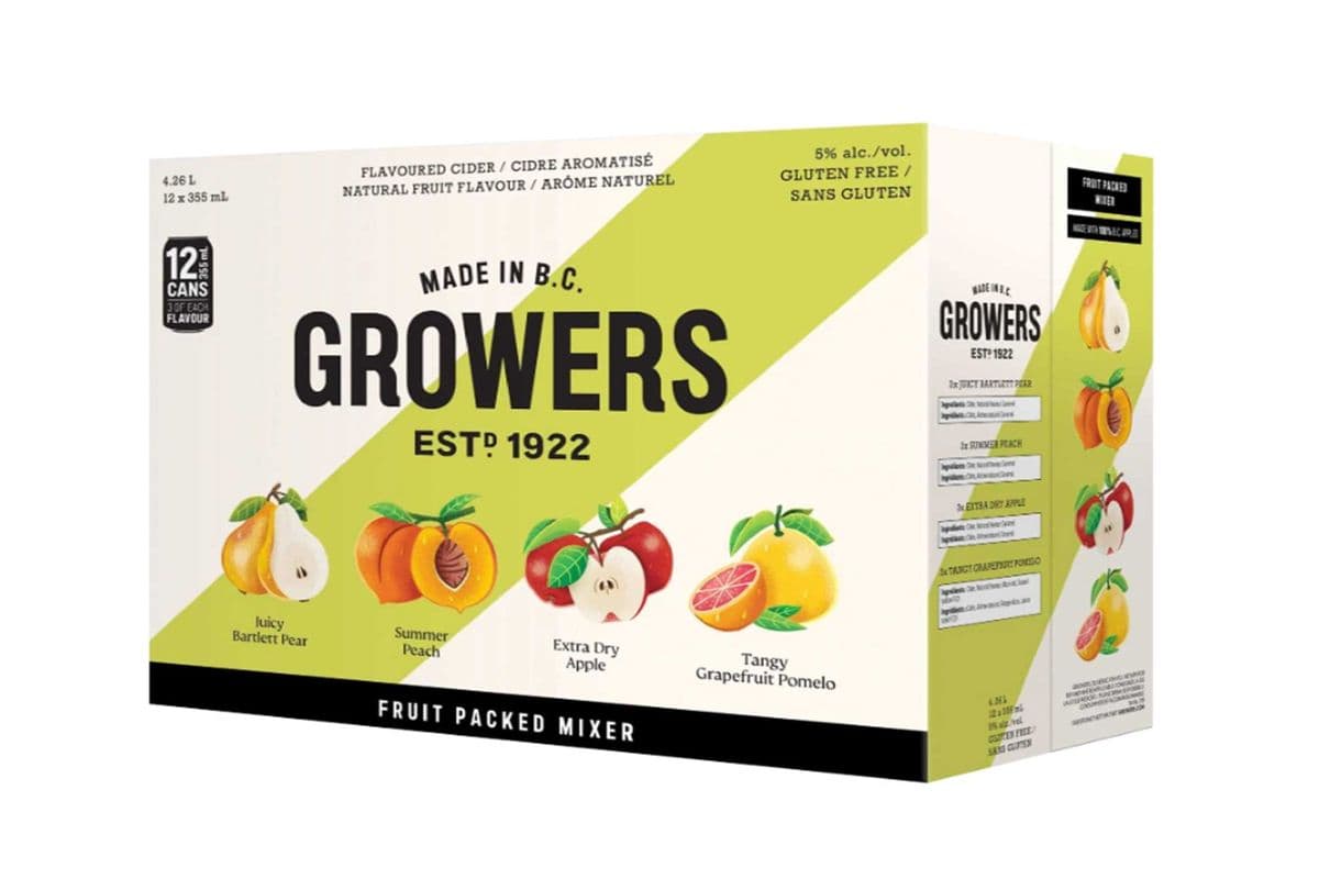 GROWERS MIXER PACK (12 x 355 ML)