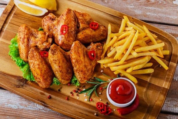 Wings and Side Combo