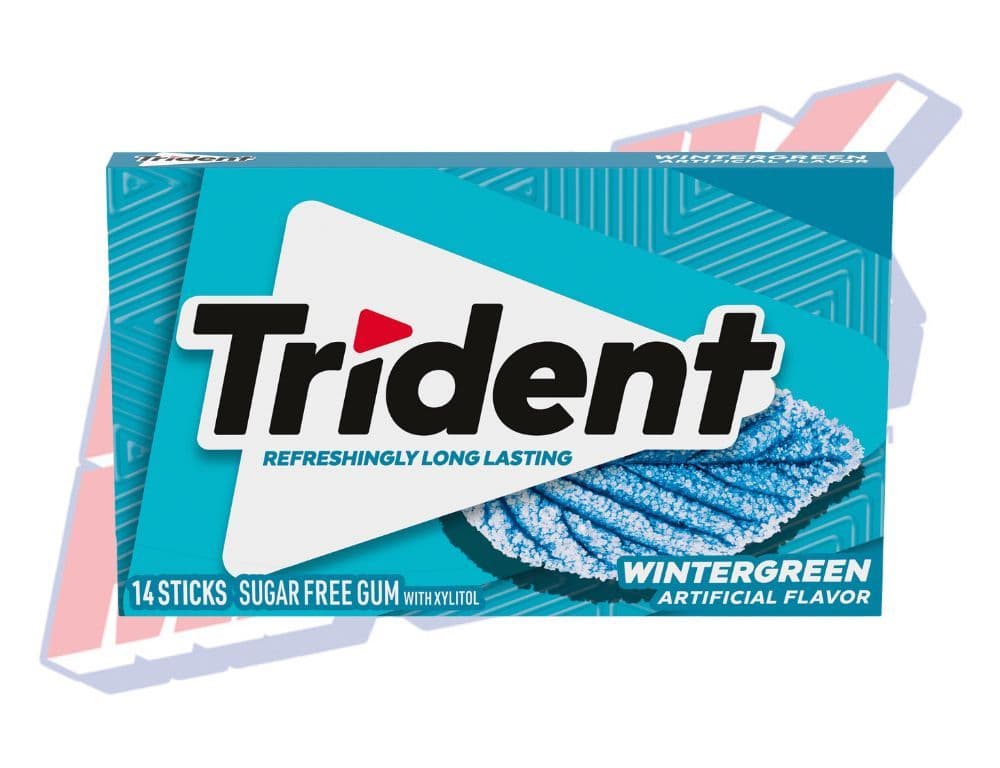 Trident Wintergreen Gum - 14pk