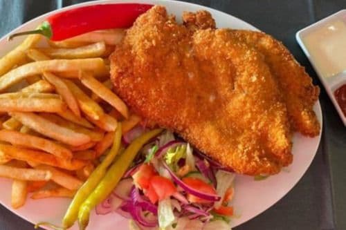 Kids' One Chicken Escalope with Fries and Juice