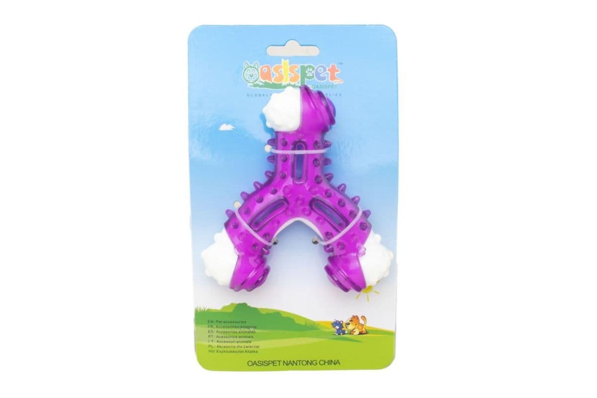 Pampered Pal Flashing Wishbone Pet Toy