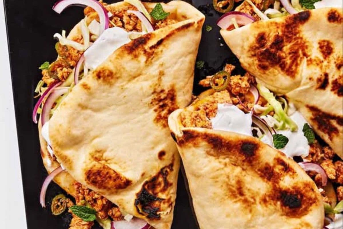 Naan au Poulet / Chicken Naan