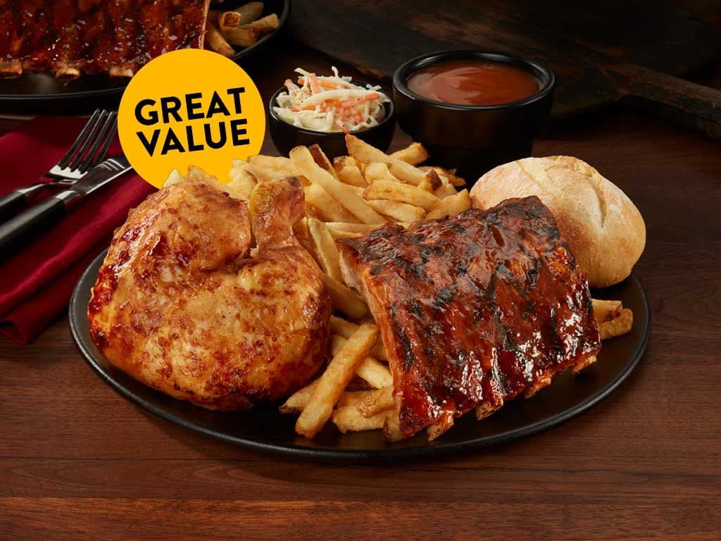 Chicken & Third Rack Combo