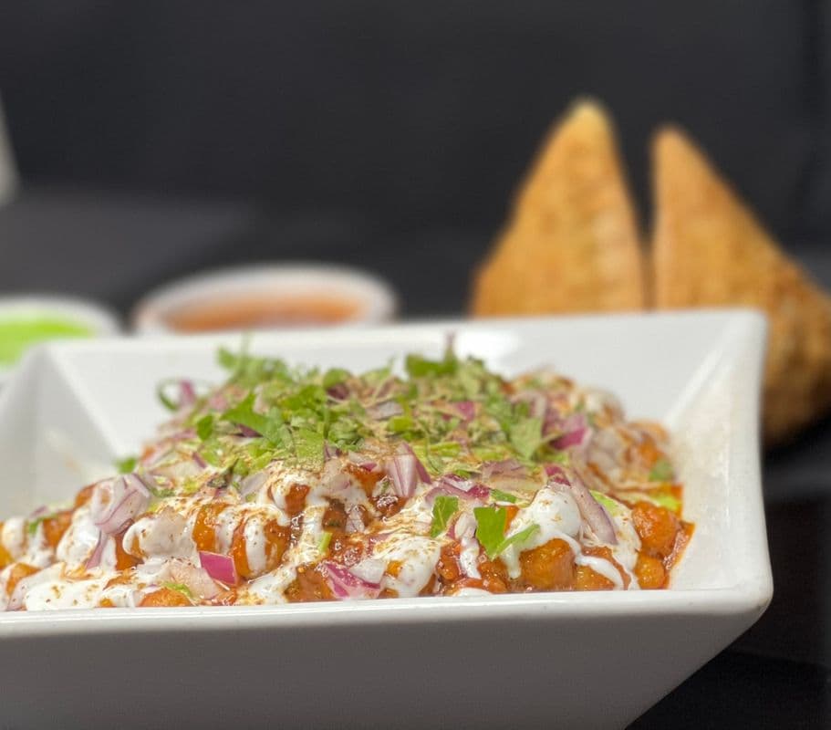 Chana Samosa Chat