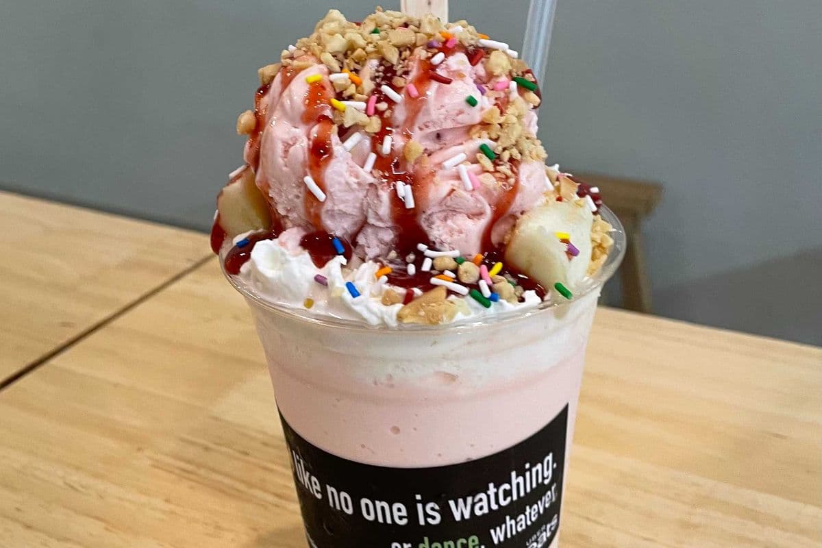 Strawberry Banana Split Half and Half