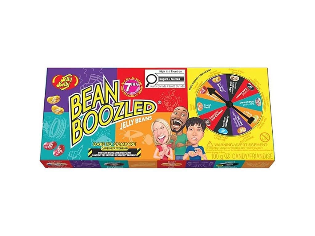 Jelly Belly Bean Boozled 7th Edition Jelly Beans Game Gross Candy 100g Spinner Included