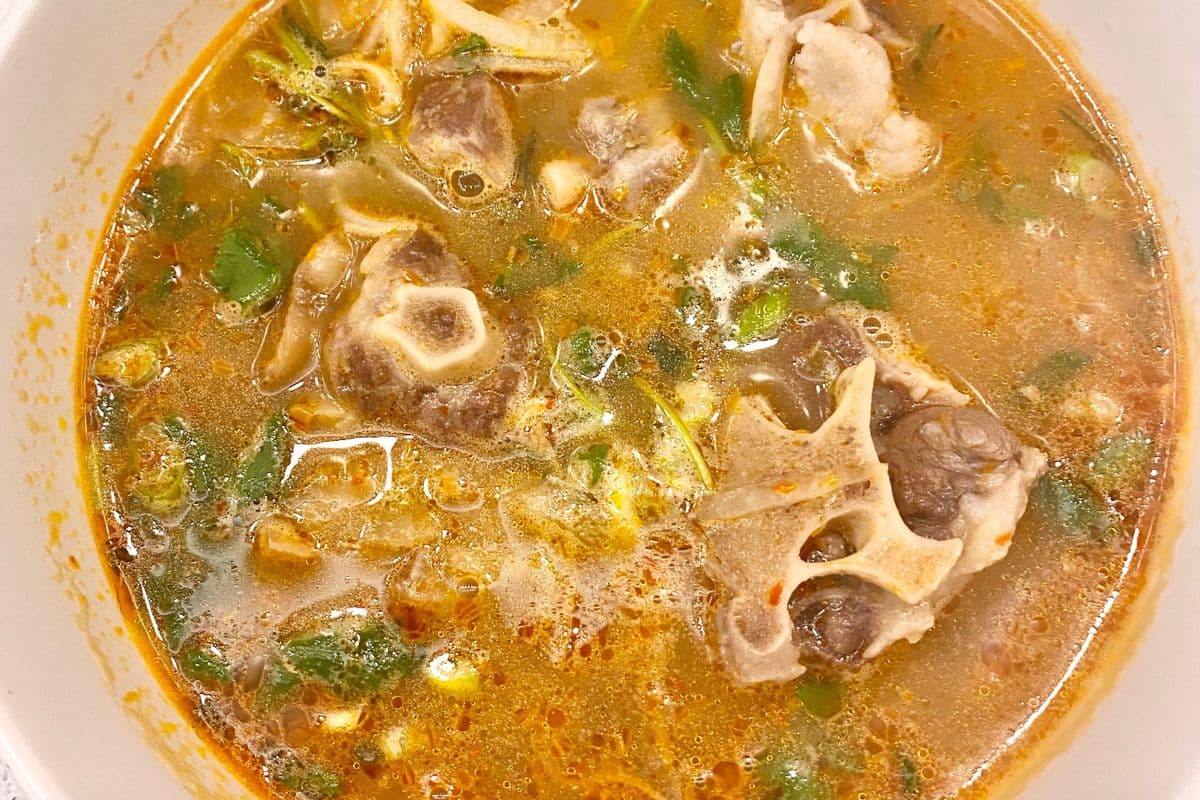 PS1. Sate Oxtail Noodle Soup (Pho Sate Duoi Bo) -ONLY ONE SIZE-