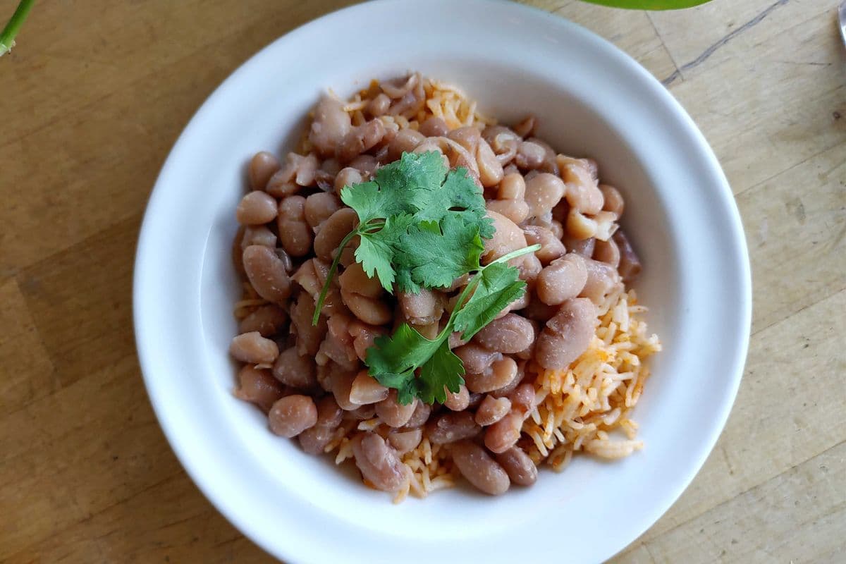 Rice and Pinto Beans