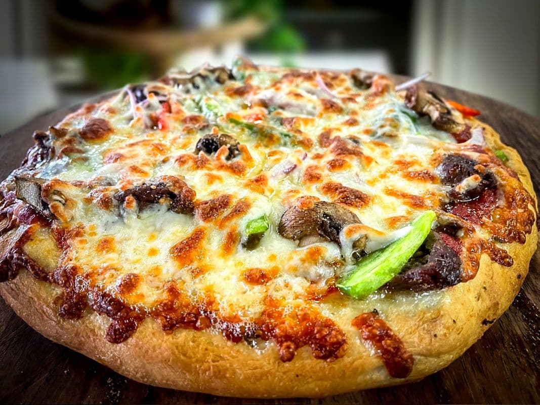 14" Philly Cheese Pizza