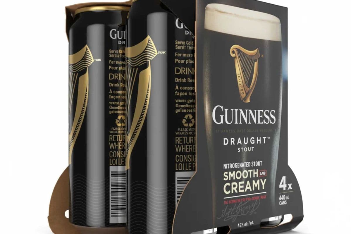 Guinness Draught Stout 4 x 440ml (4 x 440ml)