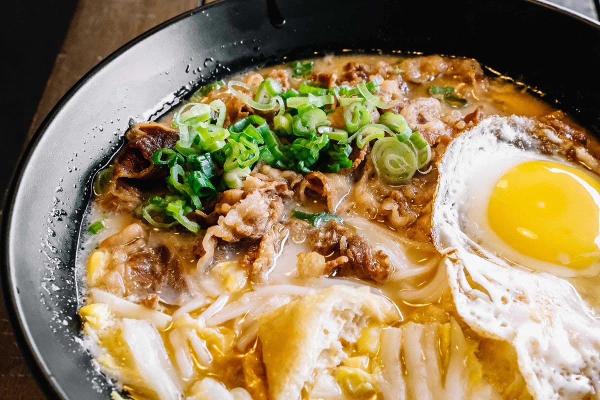 Snow Beef Rice Noodles Soup
