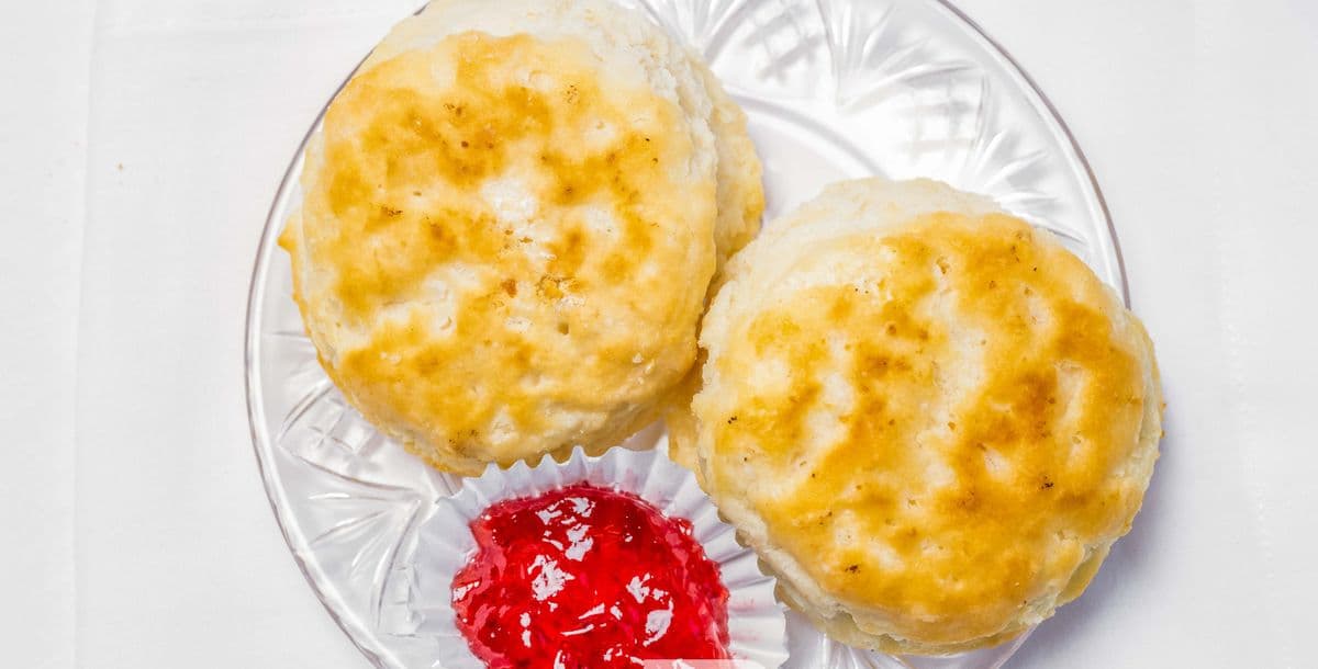 Butter milk Biscuit(1 pc) comes Jam