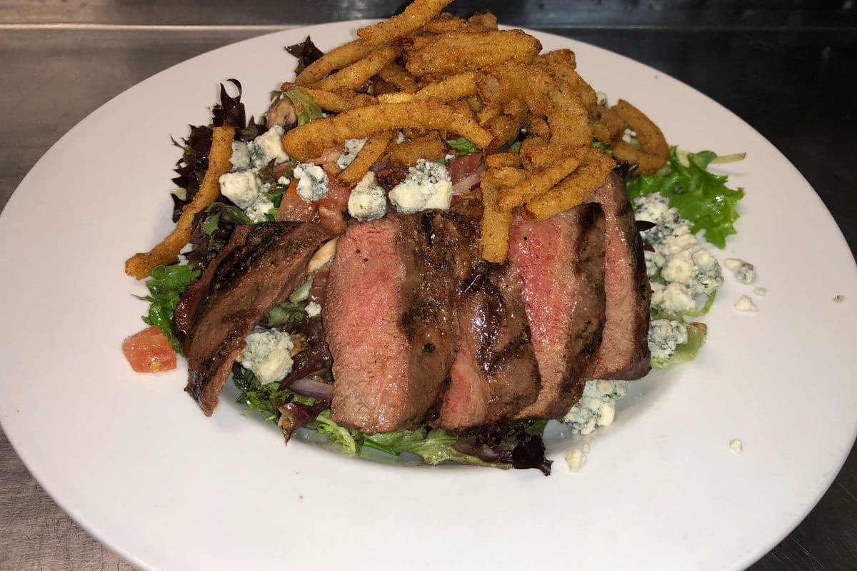 Steak and Blues Salad