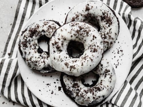 6 mini donuts Oreo
