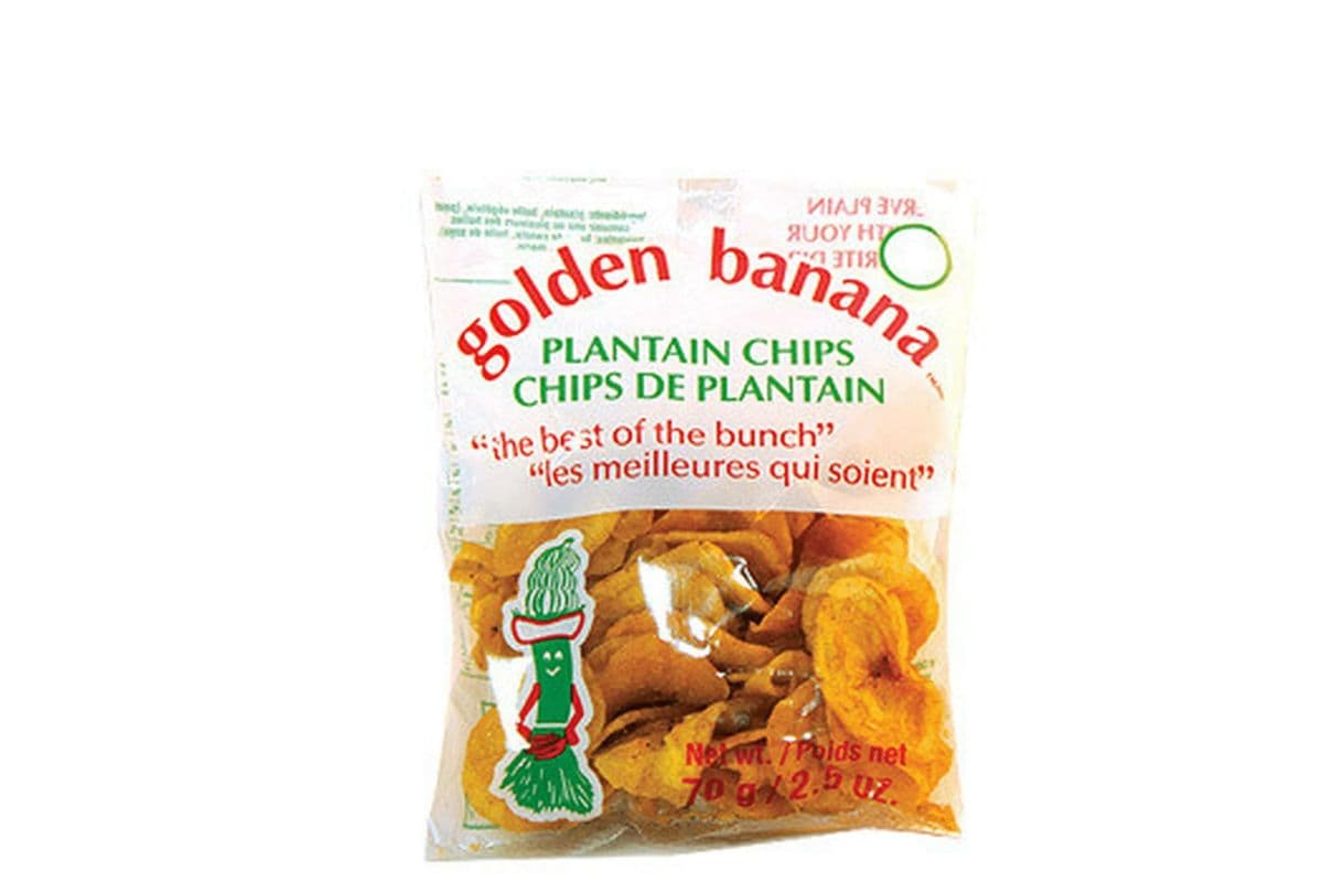 Golden Banana Plantain Chips (70 g)