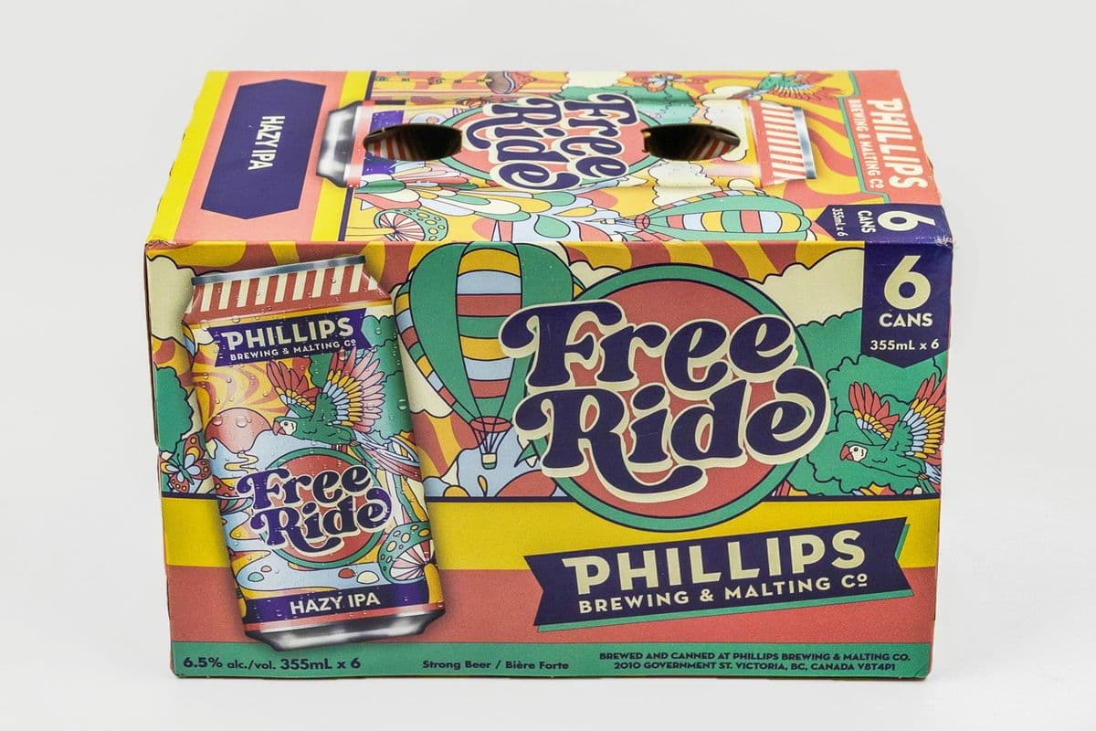 PHILLIPS FREE RIDE HAZY IPA 6 CANS (1 x 2130ML)