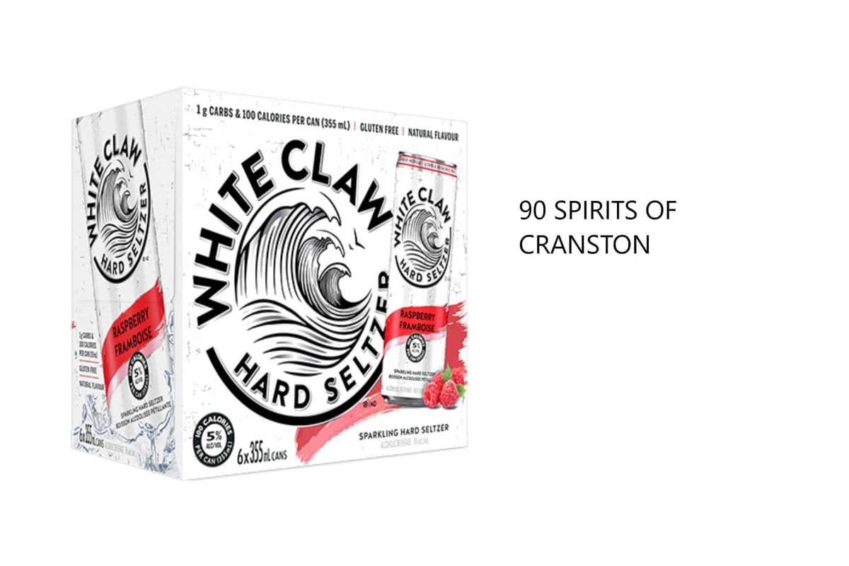 WHITE CLAW RASPBERRY 6 CANS (1 x 6X355ML)