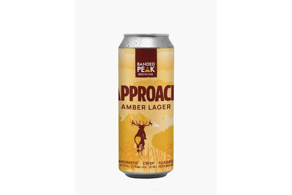 Banded Peak Approach Amber Lager (4 x 473 ml Can)