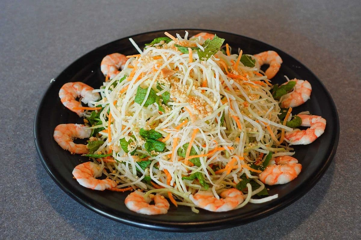 59A. Shrimps Papaya Salad (Goi Du Du Tom)