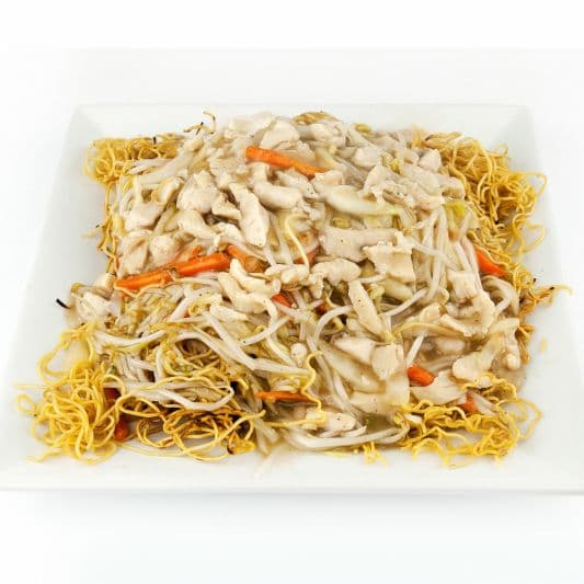 73. Stir-Fried Chicken Chow Mein