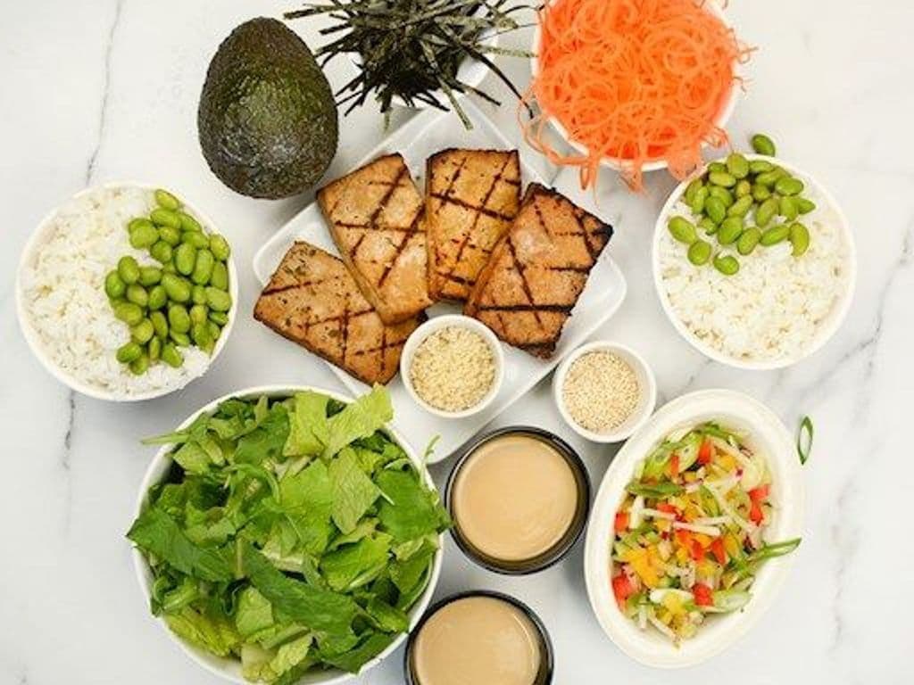 Kit bol poke tofu/Tofu Poke Bowl Kit