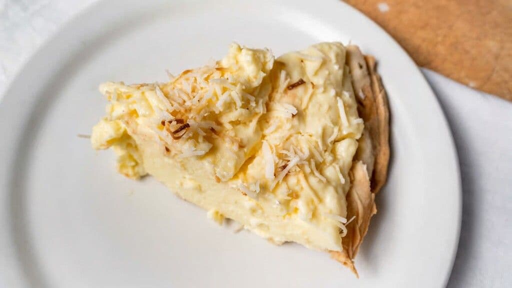Coconut Pie / Tarte à la noix de coco