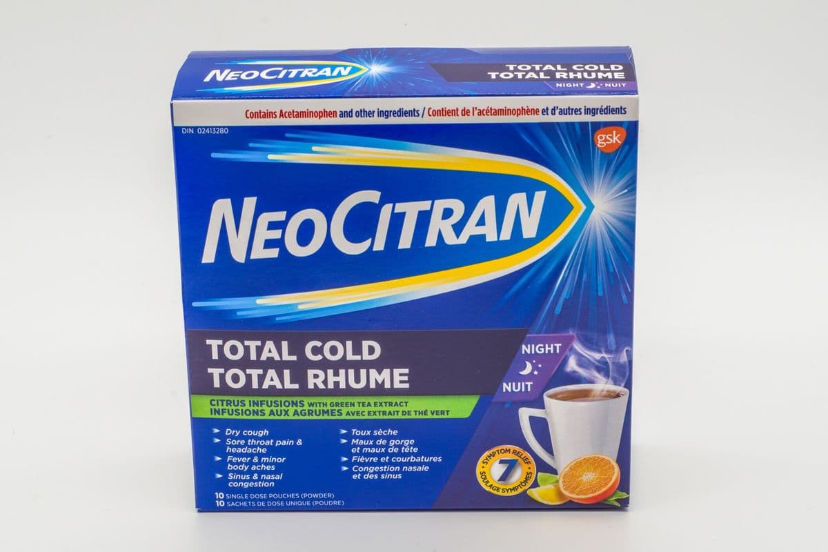 NeoCitran Cold & Sore Throat (10 Count)
