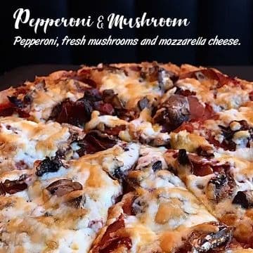 Pepperoni and Mushroom Pizza