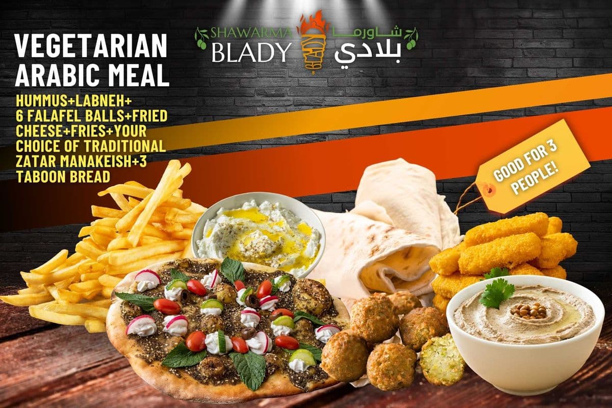 Vegetarian Arabic Meal