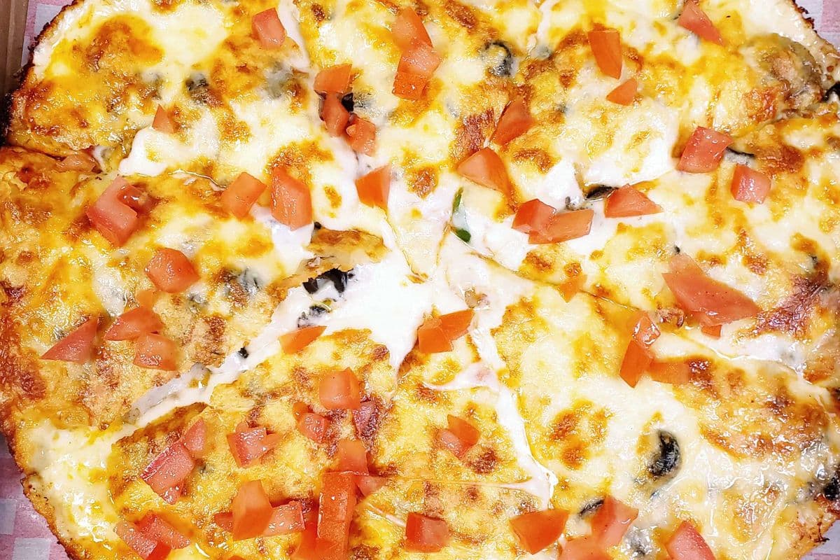 8" Small Greek (Vegetarian) Pizza