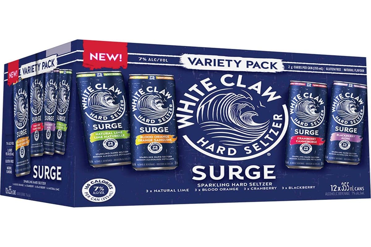 877539. White Claw Surge Mix Pack (1 x 12pc)