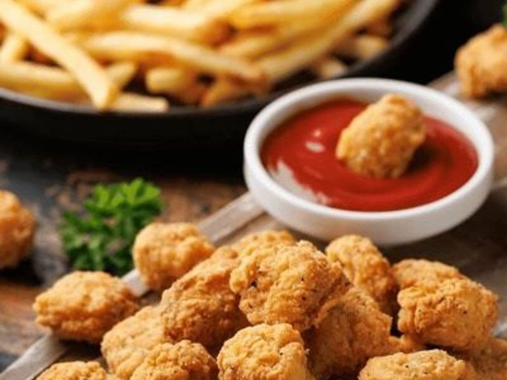 Popcorn Chicken (12 Pieces) & Fries