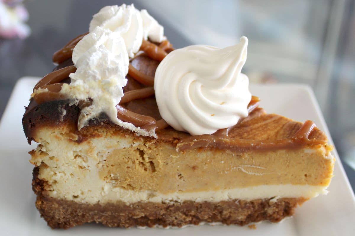 Pumpkin CheeseCake Slice