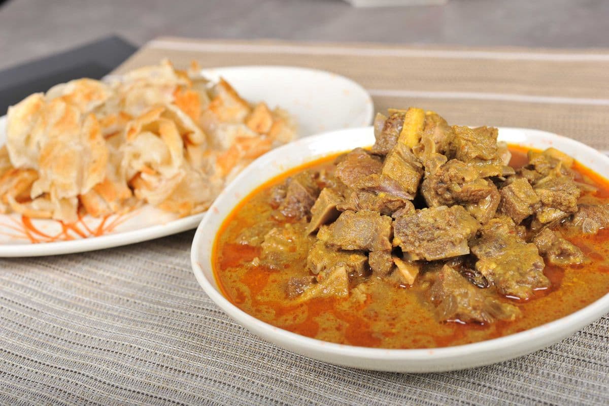 130. Malaysian Curry Goat Brisket with Roti