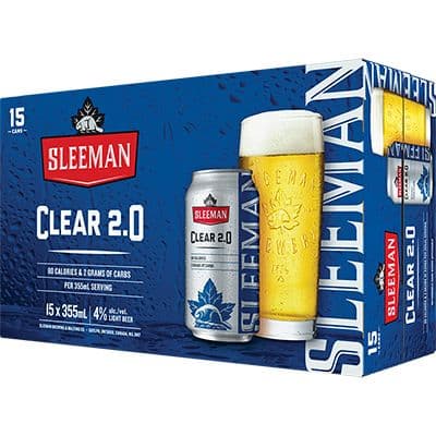 67320 Sleeman Clear (15 x 355ml) (15 x 355 ml)