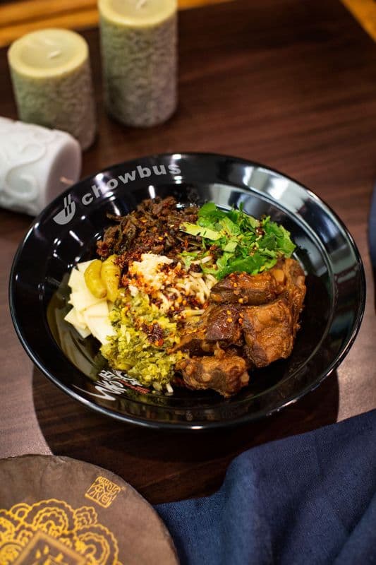 Pork Rib Marinated Rice Noodle 排骨卤汁米线