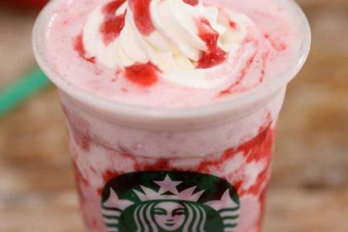Strawberry and Cream Frappe