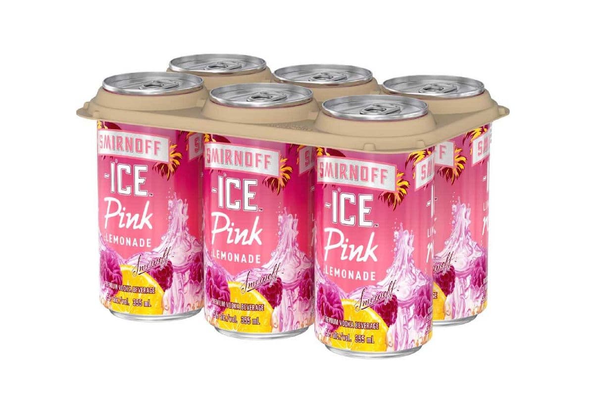 Smirnoff Ice Pink Lemonade (6 x 355 ml)