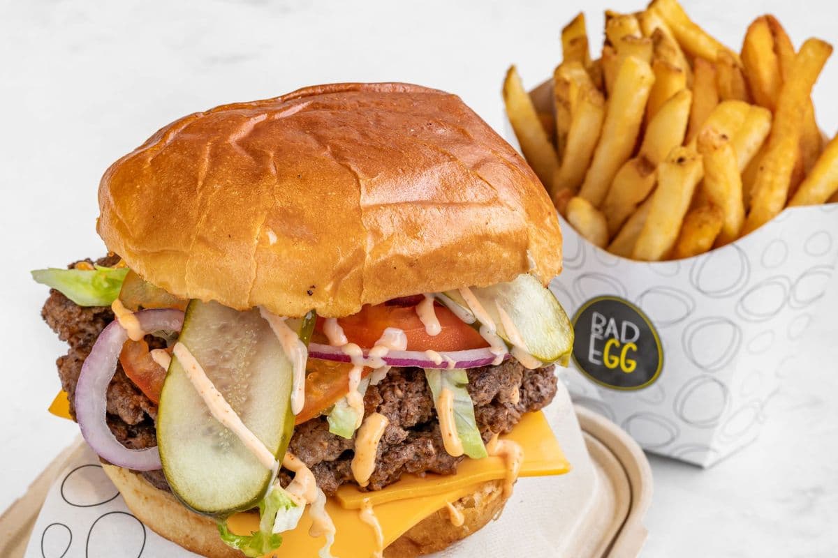 Bold Smash Burger and Fries