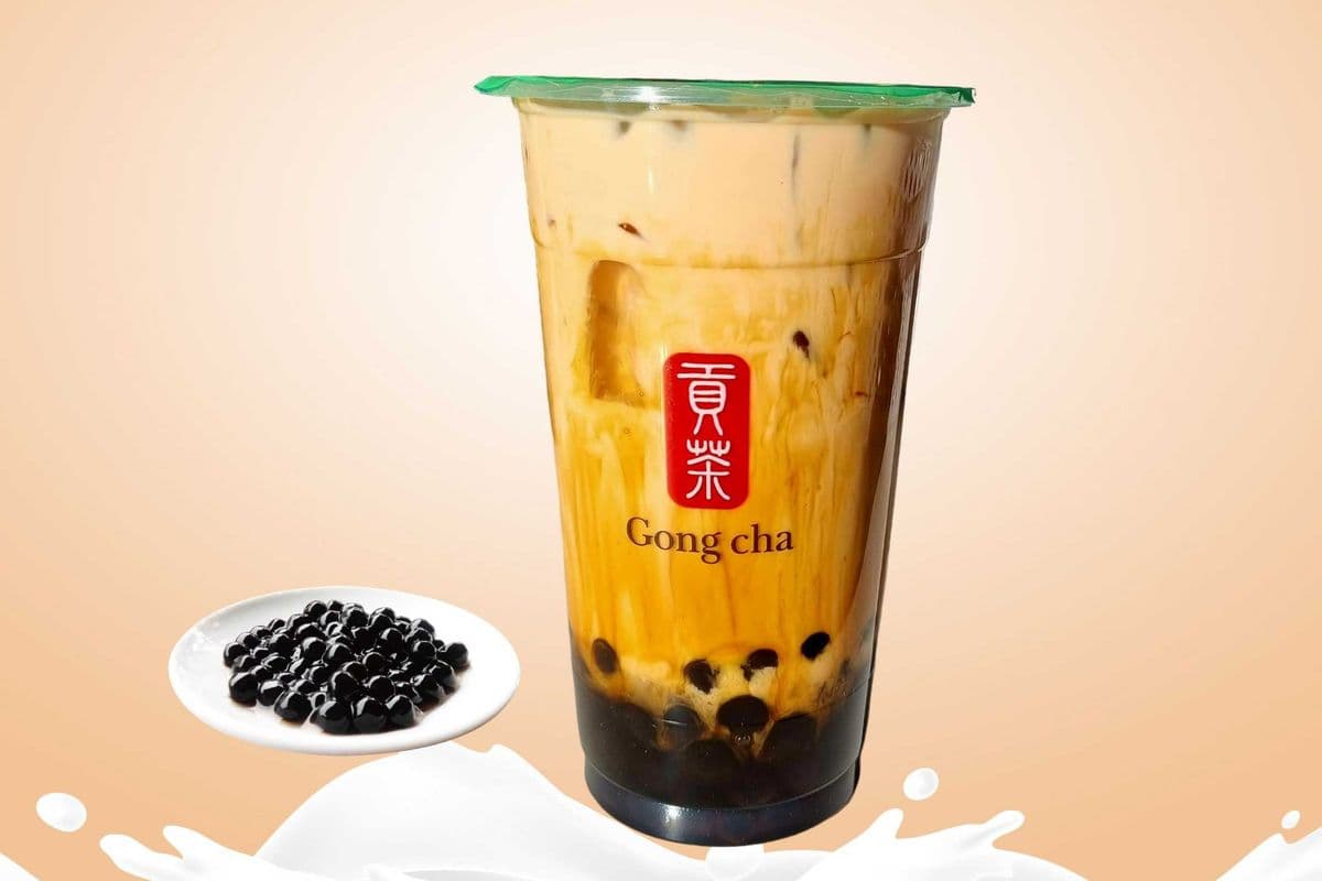 Brown Sugar Milk Tea with Pearls