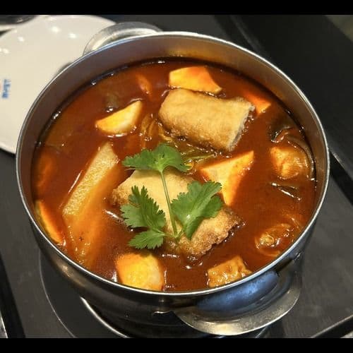 (Combo) Spicy Stinky Tofu Hot Pot (Spicy) / (套餐) 麻辣大腸臭豆腐鍋(辣)