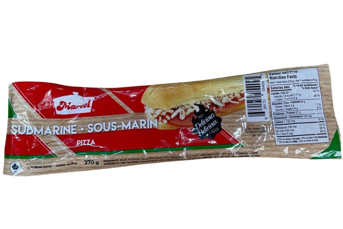 Sous marin pizza