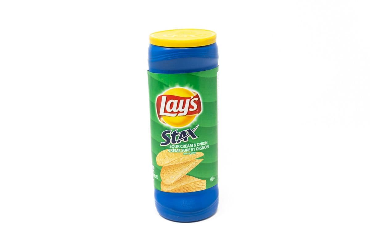 Lay’s Stax Patate creme sur oignion Sour Cream & Onion (155g)