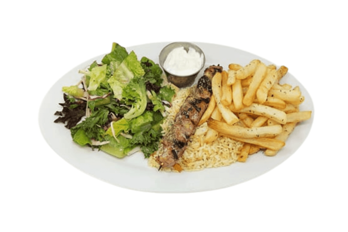 Assiette Souvlaki Porc