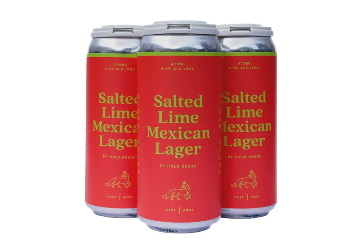 Field House Salted Lime Mexican Lager (4 Cans) (1 x 4x473ml)