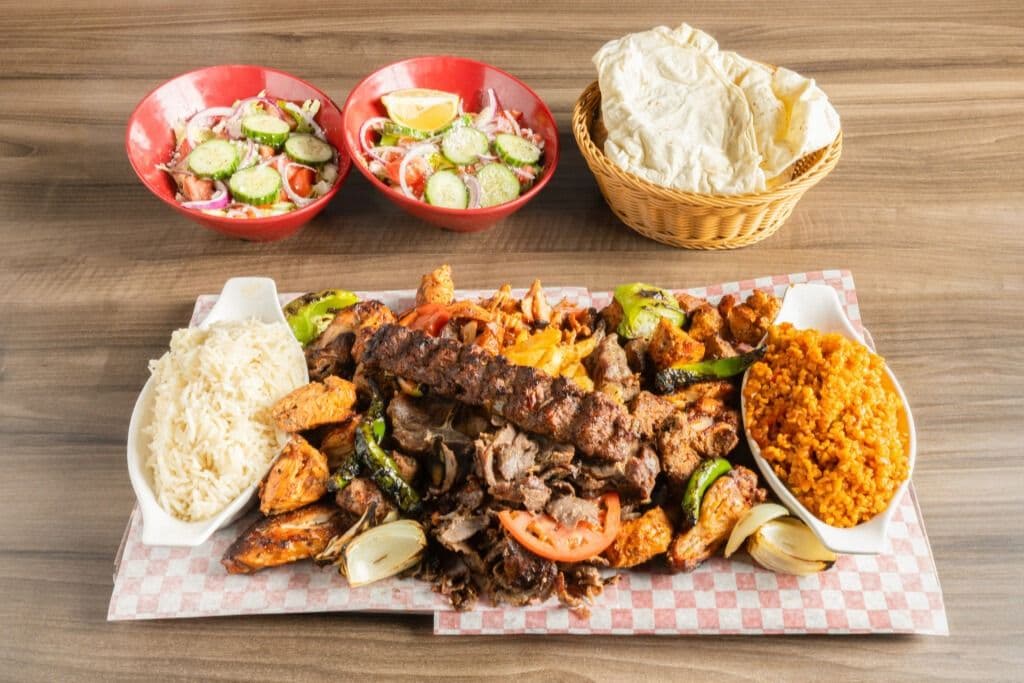 Istanbul Kebab Combo for Two (Mix Kebabs)